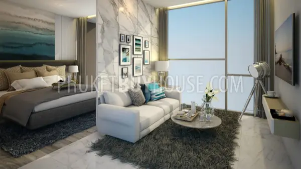 PAT5272: Modern Apartment with 1 Bedroom in Patong. Photo #3