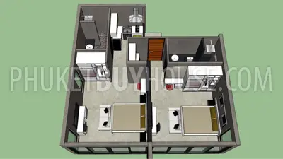 KAT5320: Modern 4 Bedroom Pool Villa in Kata. 照片 #26