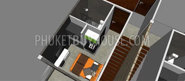 KAT5320: Modern 4 Bedroom Pool Villa in Kata. Fotoğraf #28
