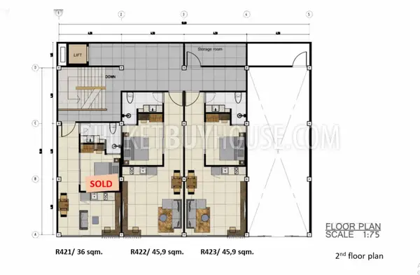 PAT5286: 1 Bedroom apartment in Condominium in Patong. Photo #8