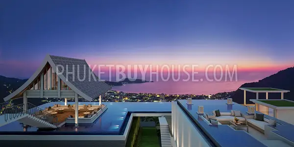 PAT5356: 2 Bedroom Sea View Apartment in Brand New Patong Project. Photo #3