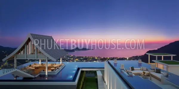 PAT5358: Sea View Penthouse in a Brand New Project in Patong. Photo #2
