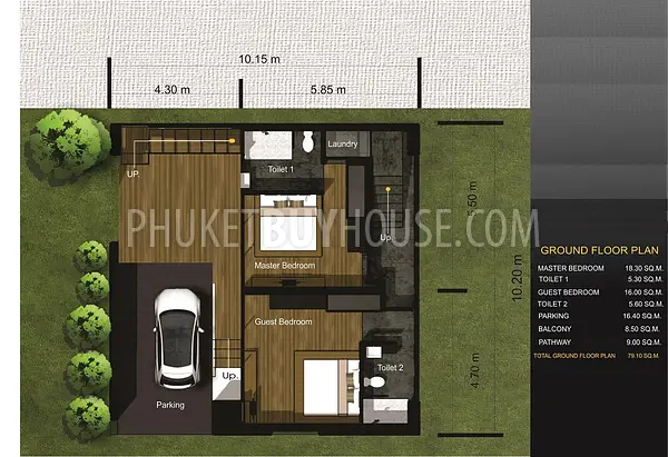 KAM5326: 2 Bedroom Pool Villa in Kamala. Photo #3