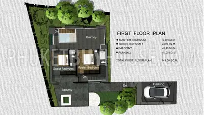 KAM5330: 3 Bedroom Pool Villa in Kamala. 照片 #13