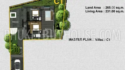 KAM5330: 3 Bedroom Pool Villa in Kamala. 照片 #15