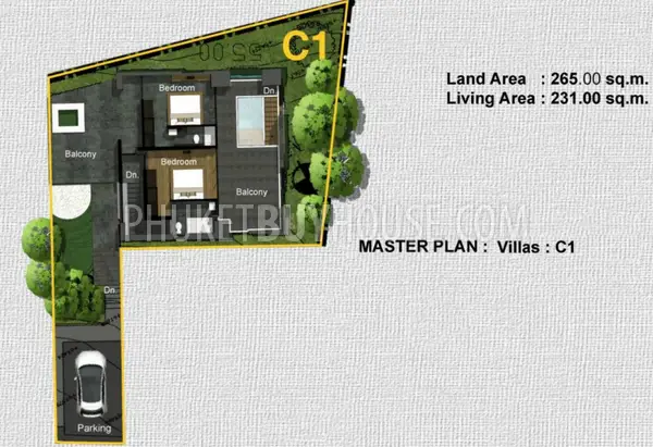 KAM5330: 3 Bedroom Pool Villa in Kamala. Photo #15