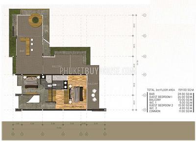 KAM5331: 3 Bedroom Villa-Townhome in Kamala. Photo #2