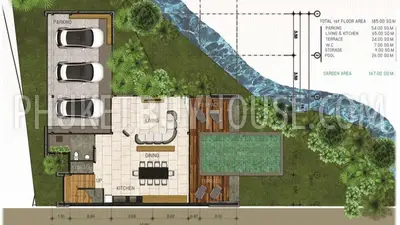 KAM5331: 3 Bedroom Villa-Townhome in Kamala. 照片 #3