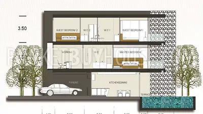 KAM5332: 3 Bedroom Hometown in Kamala. 照片 #15