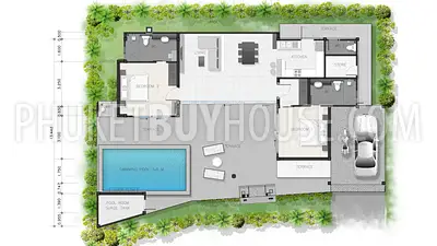 CHA5387: Contemporary 2 bedroom Villa with Private Pool located below Big Buddha. Photo #2