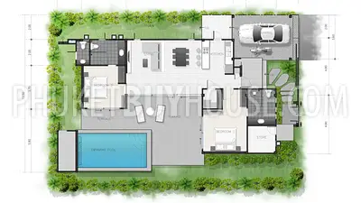 CHA5387: Contemporary 2 bedroom Villa with Private Pool located below Big Buddha. Photo #5
