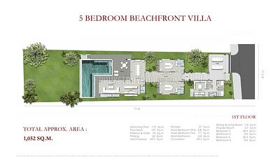 PHA5371: Luxury Oceanfront Villa at Natai Beach. Photo #17