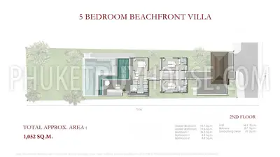 PHA5371: Luxury Oceanfront Villa at Natai Beach. Photo #18