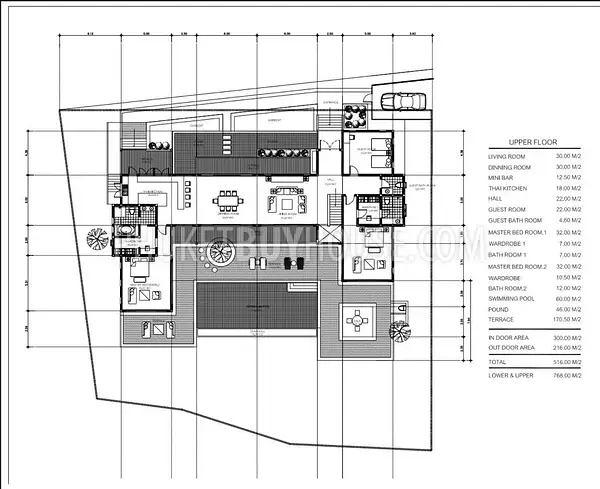 KAM5426: Luxury 5 Bedroom Villa with Rooftop in Kamala. Photo #24