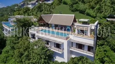 NAT5439: Вилла в уединенном месте на склоне холма, пляж Най Тон. Фото #3