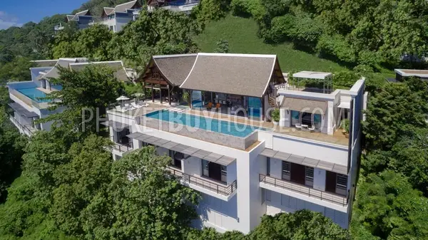 NAT5439: Вилла в уединенном месте на склоне холма, пляж Най Тон. Фото #3
