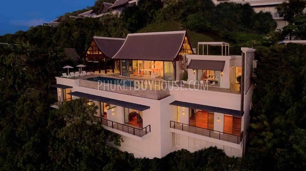 NAT5439: Extremely Private Villa perched on a peaceful hillside above Nai Thon beach. Photo #6