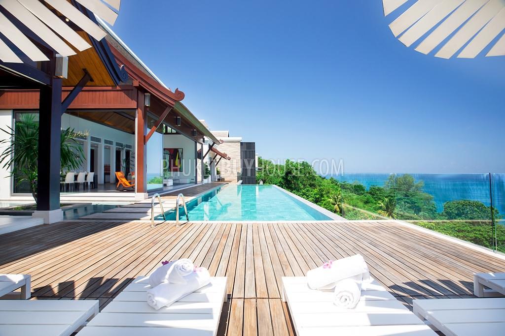 NAT5439: Extremely Private Villa perched on a peaceful hillside above Nai Thon beach. Photo #9