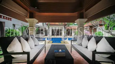 BAN5476: Contemporary 4 Bedroom Thai-Balinese style Villa in Bangtao. Fotoğraf #43