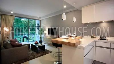 BAN5477: 1 Bedroom Apartment in New Project in BangTao. Fotoğraf #5