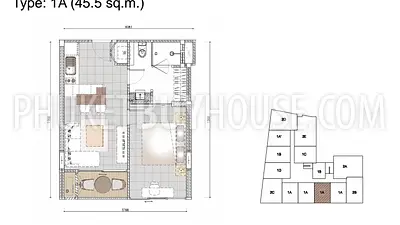 BAN5477: 1 Bedroom Apartment in New Project in BangTao. Fotoğraf #12