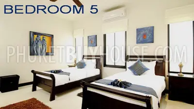 NAI5456: Beautiful Villa with 6 Bedrooms and Swimming Pool in Secured Area, Nai Harn. Photo #9
