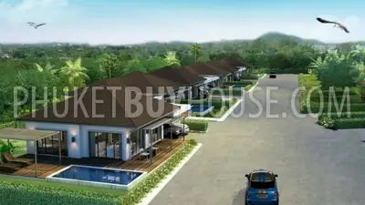 CHA5514: 3 BDR Villas in New project at Chalong. Photo #1