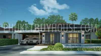 CHA5514: 3 BDR Villas in New project at Chalong. Photo #2
