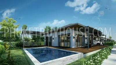CHA5514: 3 BDR Villas in New project at Chalong. Photo #4