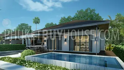 CHA5514: 3 BDR Villas in New project at Chalong. Photo #14
