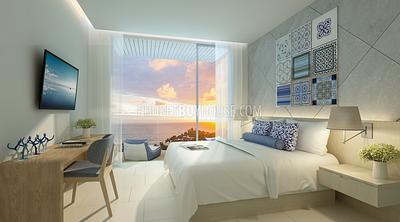 KAT5502: Sea View 1 Bedroom Apartment in New Project at Kata Noi. Photo #3