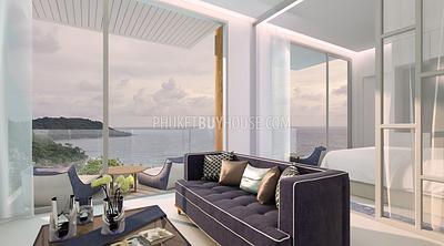 KAT5502: Sea View 1 Bedroom Apartment in New Project at Kata Noi. Photo #4
