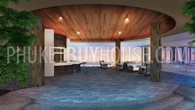 KAT5502: Sea View 1 Bedroom Apartment in New Project at Kata Noi. Fotoğraf #11