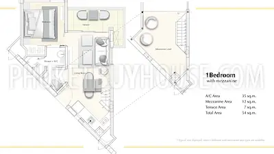 BAN5547: 1 Bedroom Apartment for Sale in Bang Tao Beach. Fotoğraf #14