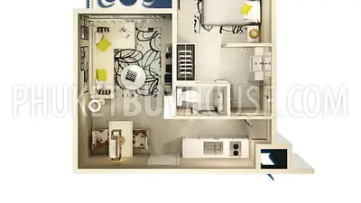 BAN5547: 1 Bedroom Apartment for Sale in Bang Tao Beach. Fotoğraf #17
