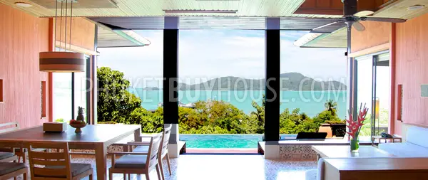 PAN5527: Magnificent 2 Bedroom Villa with panoramic Sea View in Phuket. Fotoğraf #5