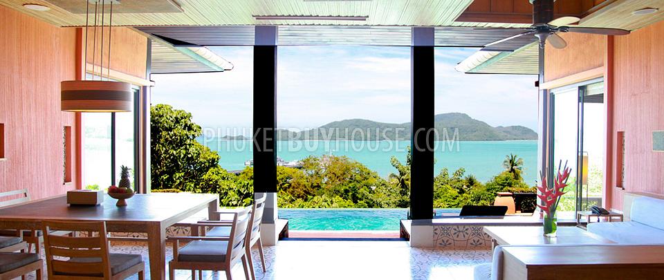 PAN5527: Magnificent 2 Bedroom Villa with panoramic Sea View in Phuket. Photo #5