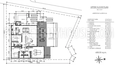 NAI5600: New Tropical Villa with 4 Bedrooms, swimming pool and skylight roof in Nai Harn. Photo #28