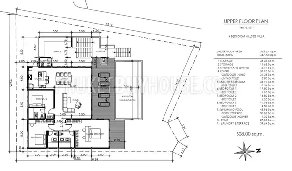 NAI5600: New Tropical Villa with 4 Bedrooms, swimming pool and skylight roof in Nai Harn. Photo #28