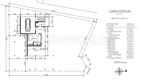 NAI5600: New Tropical Villa with 4 Bedrooms, swimming pool and skylight roof in Nai Harn. Photo #29