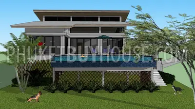 NAI5600: New Tropical Villa with 4 Bedrooms, swimming pool and skylight roof in Nai Harn. Photo #31