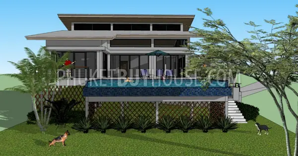 NAI5600: New Tropical Villa with 4 Bedrooms, swimming pool and skylight roof in Nai Harn. Photo #31