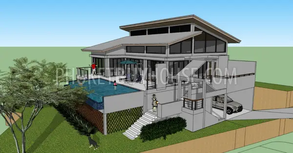 NAI5600: New Tropical Villa with 4 Bedrooms, swimming pool and skylight roof in Nai Harn. Photo #32