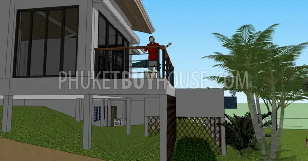 NAI5600: New Tropical Villa with 4 Bedrooms, swimming pool and skylight roof in Nai Harn. Photo #36