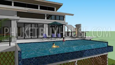 NAI5600: New Tropical Villa with 4 Bedrooms, swimming pool and skylight roof in Nai Harn. Photo #37