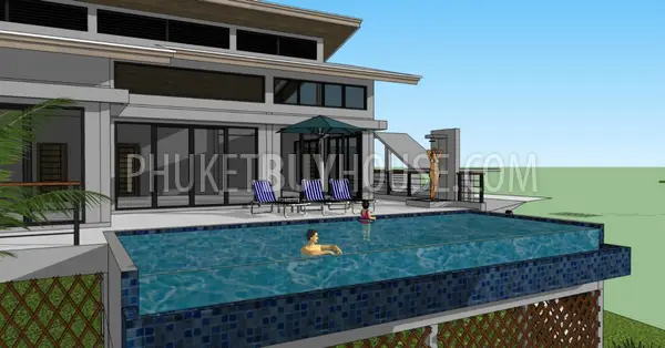 NAI5600: New Tropical Villa with 4 Bedrooms, swimming pool and skylight roof in Nai Harn. Photo #37