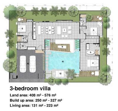 KAM5603: New luxury residence complex with 2 and 3 bedroom villa - Kamala Beach. Photo #1
