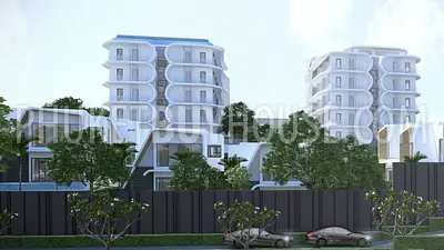 NAI5604: Совершенно новый первоклассный кондоминиум в центре Най Харн. Фото #1