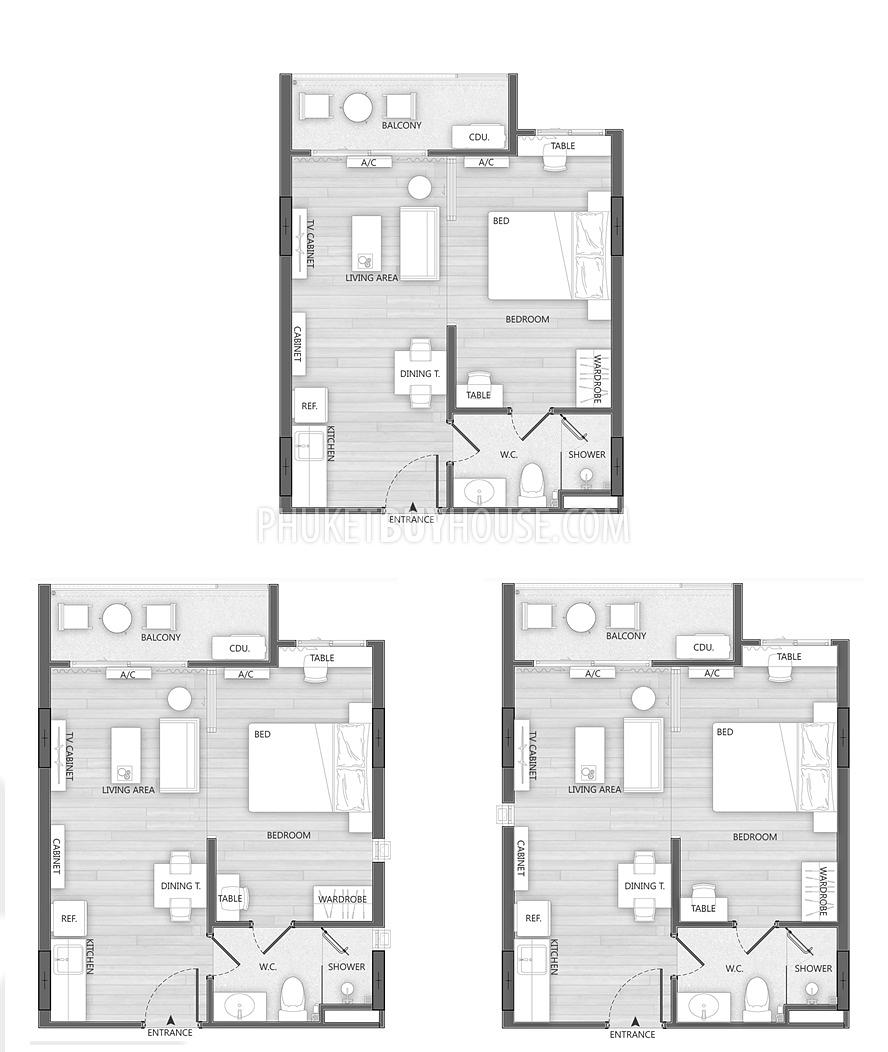 NAI5652: Новый Кондоминиум с односпальными апартаментами. Фото #9