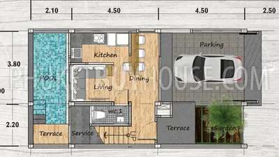 NAI5668: New project of 2 Bedroom Villas from reliable company in the south of Phuket. 照片 #7